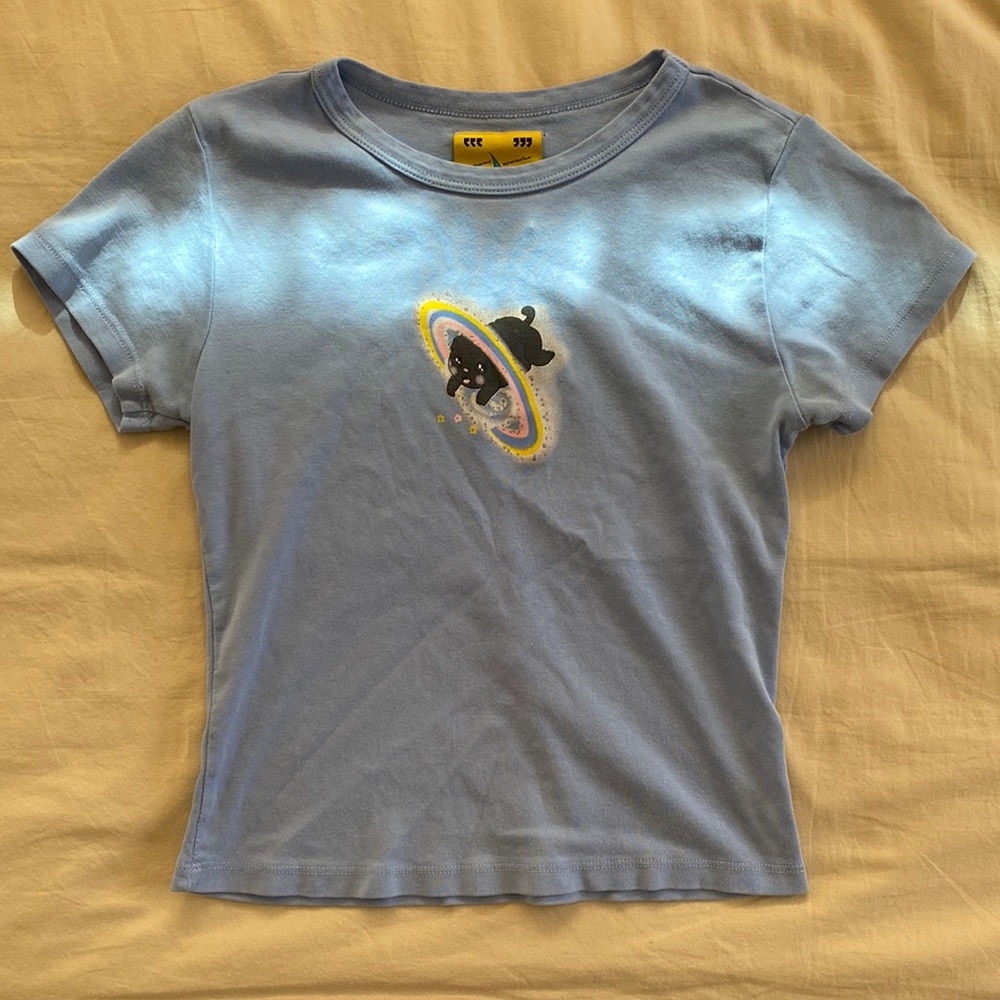 unif space puppy baby tee